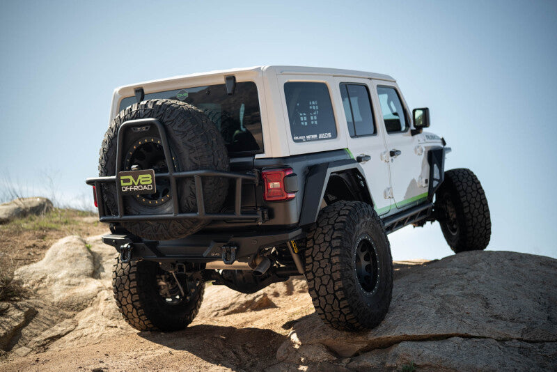 DV8 Offroad 18-25 Jeep Wrangler JL Armor Fender Flares Fenders DV8 Offroad