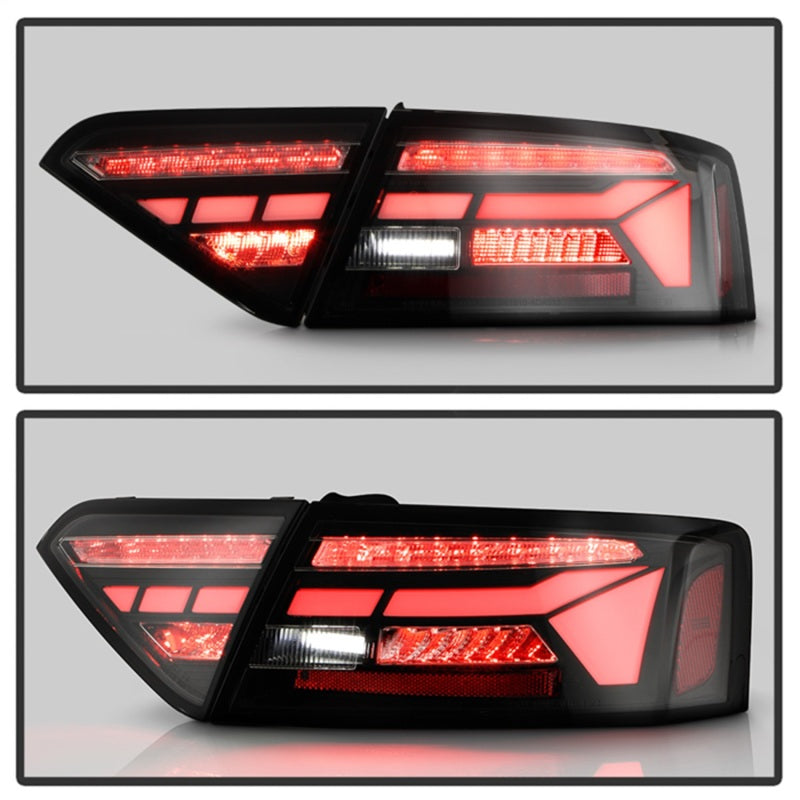 Spyder Apex 13-17 Audo A5 / S5 / RS5 (Factory LED) LED Tail Lights - Blk (ALT-YD-AA513LED-SEQGR-BK) Tail Lights SPYDER