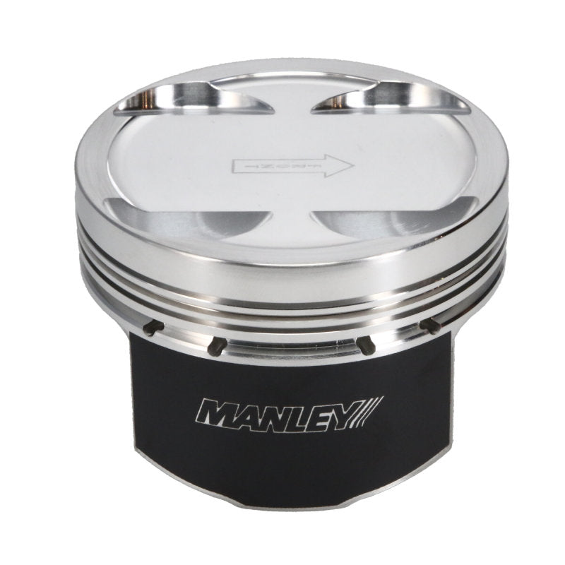 Manley 03-06 Evo 8/9 (7 Bolt 4G63T) 85.5mm +0.5mm Over Bore 8.5:1 Dish Pistons w/ Rings Piston Sets - Forged - 4cyl Manley Performance