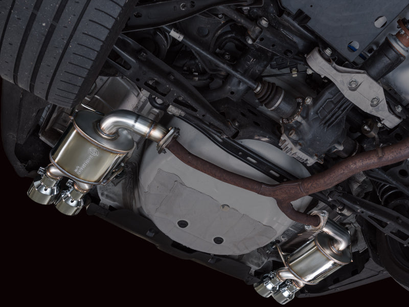 AWE Tuning 22-25 Subaru VB WRX Touring Edition Axle-Back Exhaust - Chrome Silver Tips Axle Back AWE Tuning
