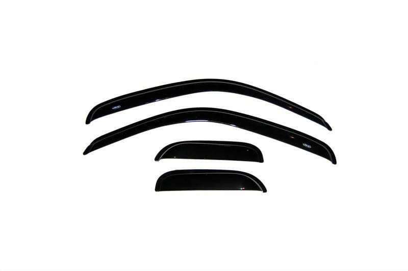 AVS 95-04 Toyota Tacoma Access Cab Ventvisor Outside Mount Window Deflectors 4pc - Smoke Wind Deflectors AVS