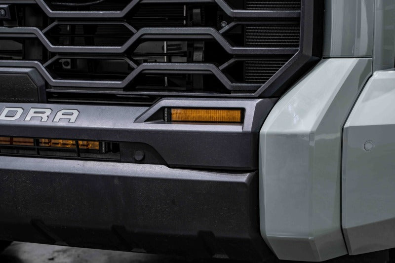 Diode Dynamics 2022 Toyota Tundra SS6 LED Fog Light Kit - Amber Wide Fog Lights Diode Dynamics