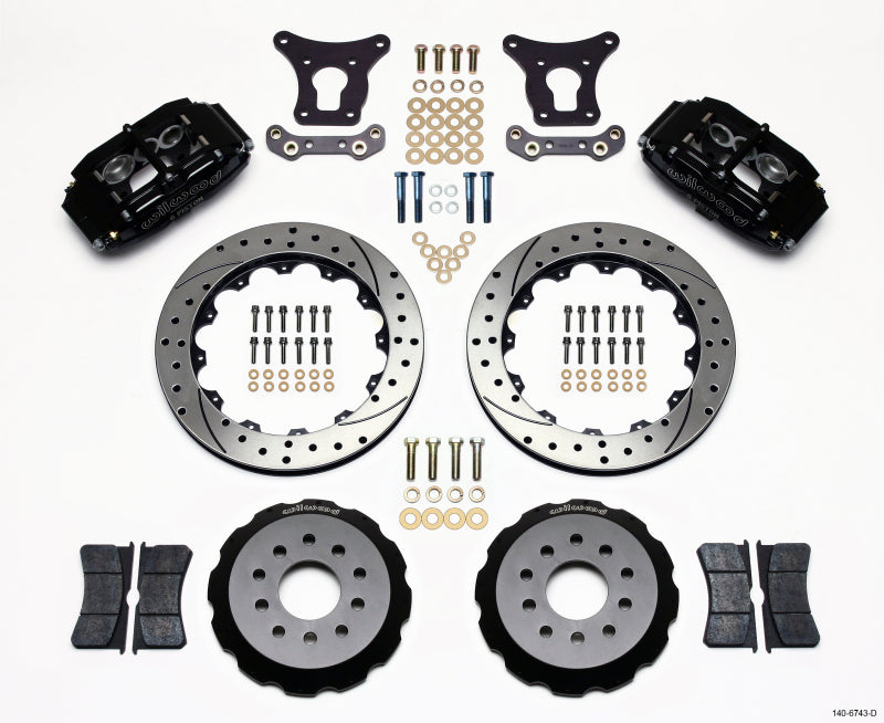 Wilwood BNSL6 Front Kit 12.88in Drilled 93-97 Camaro/Firebird Big Brake Kits Wilwood