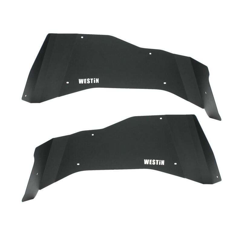 Westin 07-18 Jeep Wrangler JK Inner Fenders - Rear - Textured Black Fenders Westin