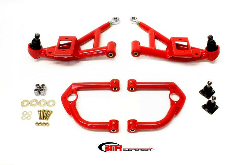 BMR 93-02 F-Body Upper And Lower A-Arm Kit - Red Control Arms BMR Suspension