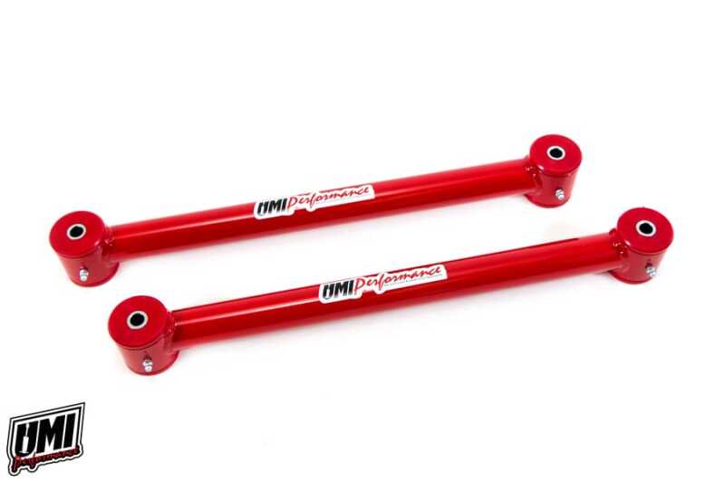 UMI Performance 82-02 GM F-Body Tubular Non-Adjustable Lower Control Arms - Red Control Arms UMI Performance