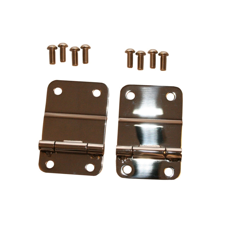 Rugged Ridge 76-86 Jeep CJ Stainless Steel Tailgate Hinges Tailgate Accessories Rugged Ridge