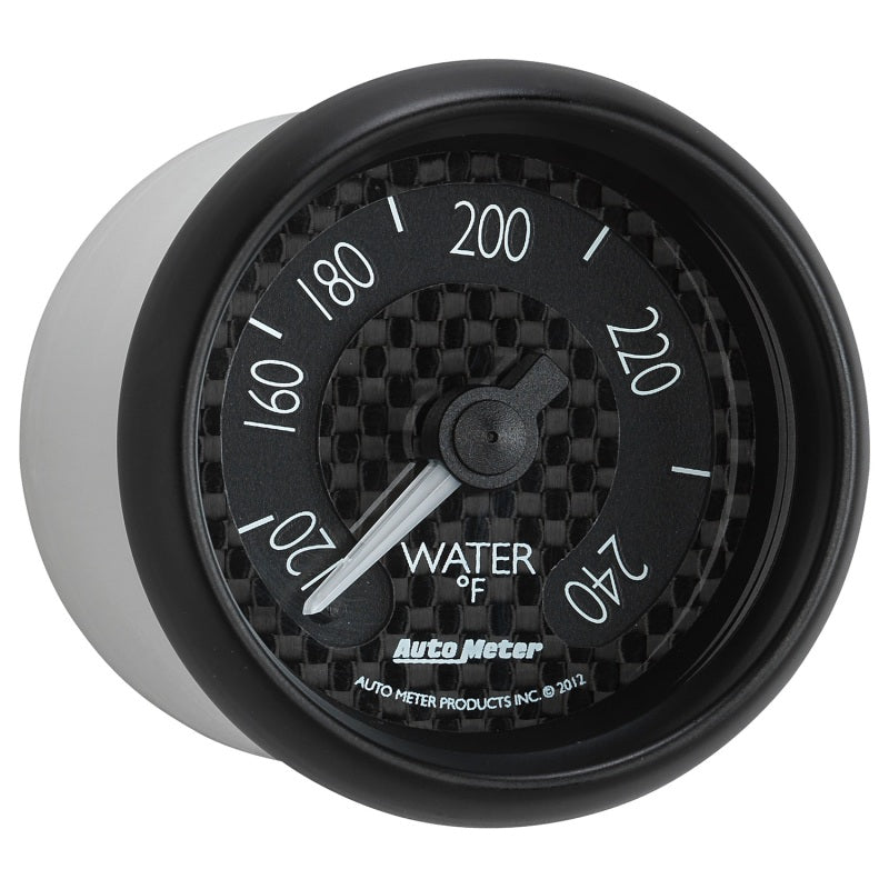Autometer GT Series 52mm Mechanical 120-240 Deg F Water Temperature Gauge Gauges AutoMeter