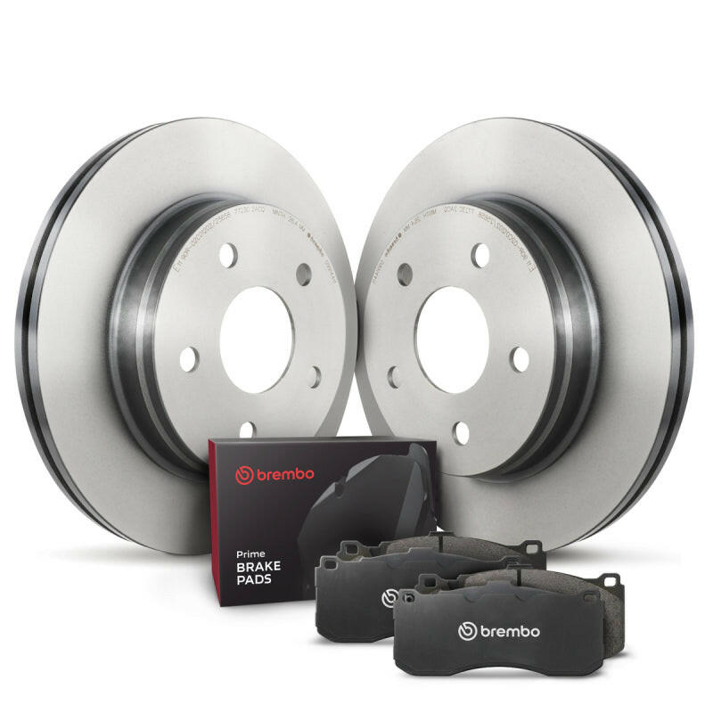 Brembo OE 08-13 BMW 135i Rear Disc Brake Kit Brake Rotors - OE Brembo OE