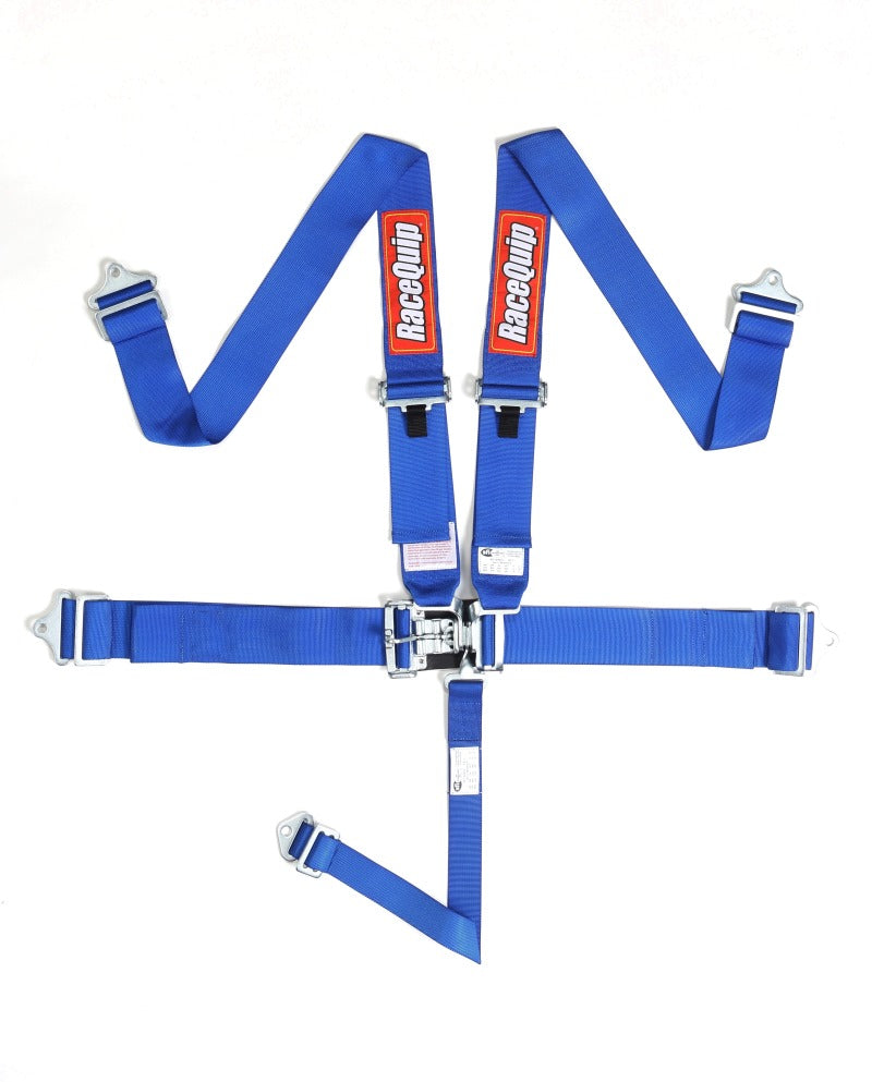 RaceQuip Blue L & L 5pt Seat Belt Seat Belts & Harnesses Racequip
