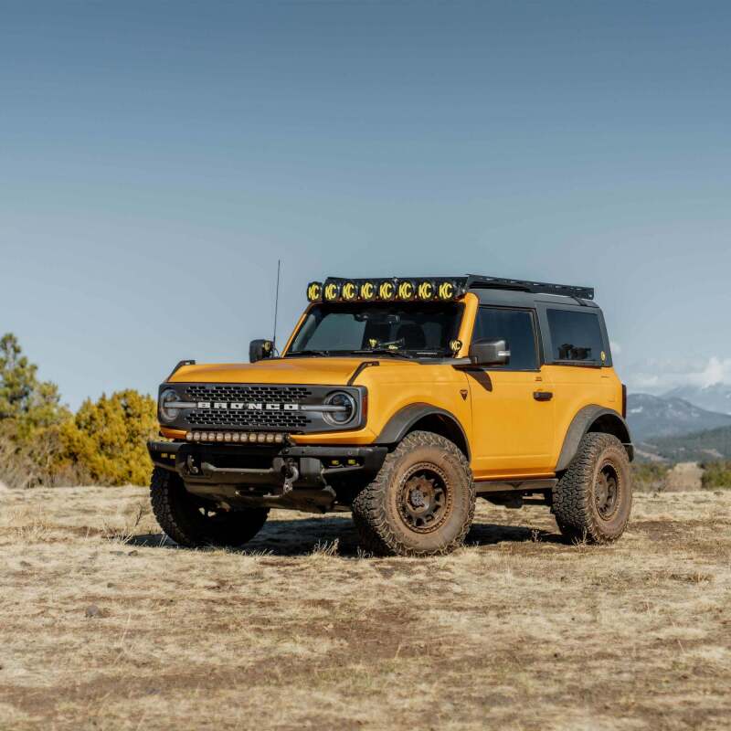 KC HiLiTES 21-24 Ford Bronco Front Bumper Light Bar Mount (For 30in FLEX ERA LED Light Bar) Light Mounts KC HiLiTES