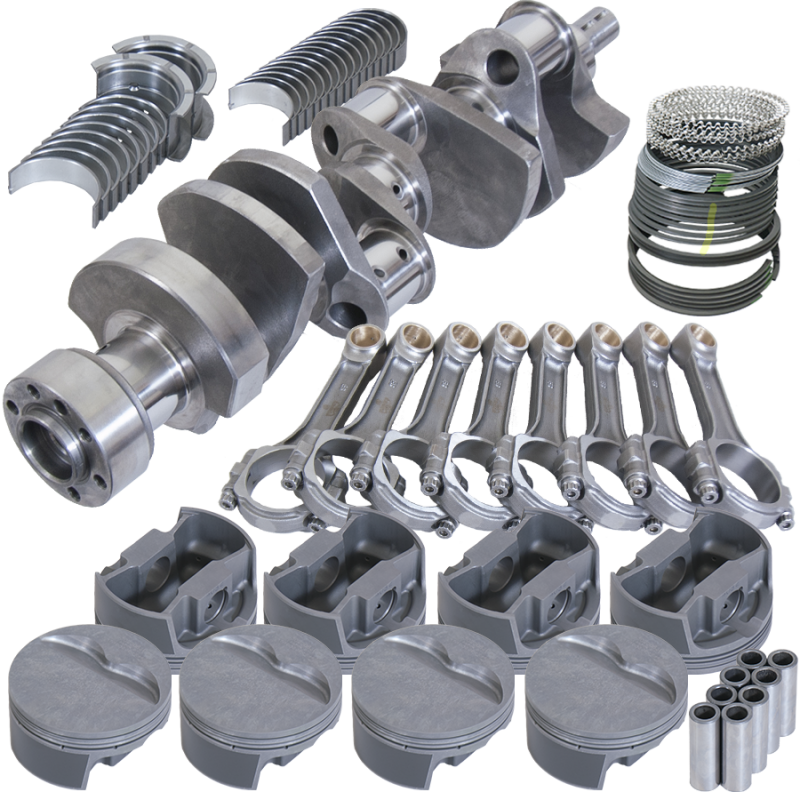 Eagle Chevy LT1350 1Pc 3.750in Crank 6.000in I-Beam Rods -5cc 4.060in Pistons Rotating Assembly Rotating Assemblies Eagle