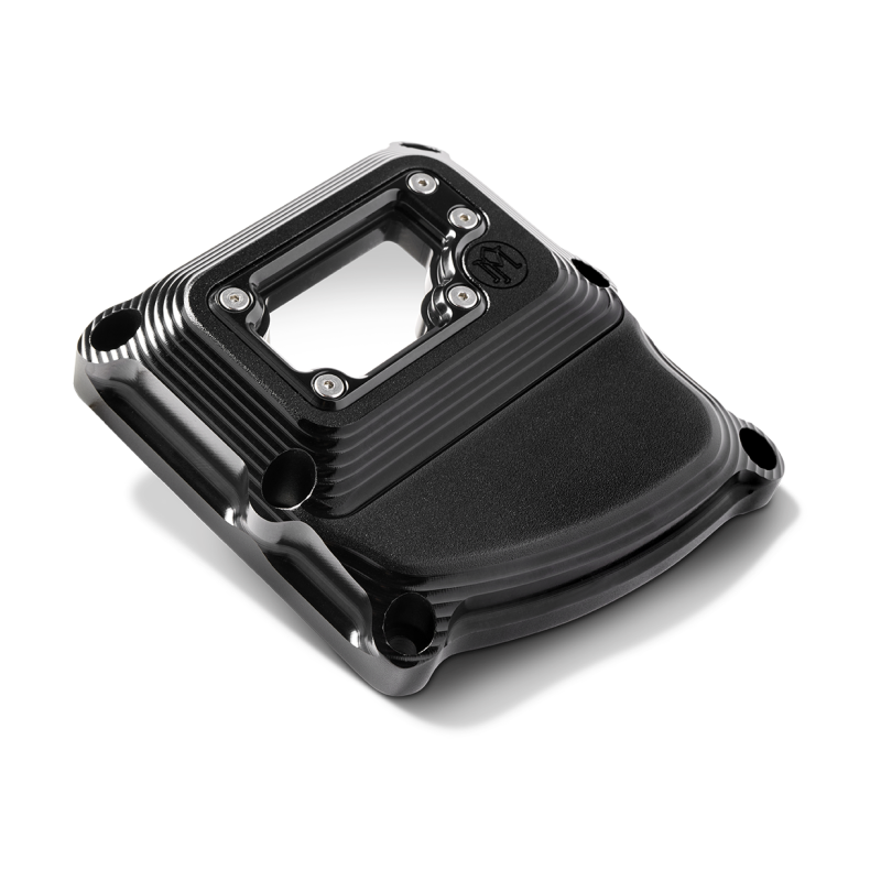 Performance Machine Vision Trans Cover W/Bezel - Black Ops Engine Covers Performance Machine