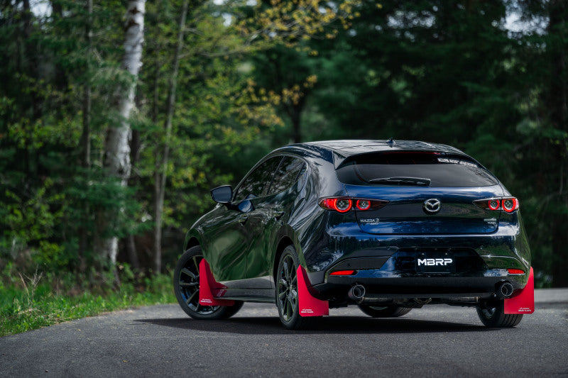 MBRP 19-23 Mazda 3 Hatchback T304SS 2.5in Axle-Back, Dual Rear Exit w/Carbon Fiber Tips Axle Back MBRP
