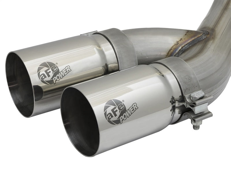 aFe POWER Rebel Series 3.5in 409 SS Cat Back Exhaust w/Pol Tips 14-17 RAM 2500/3500 V8-6.4L Hemi Catback aFe