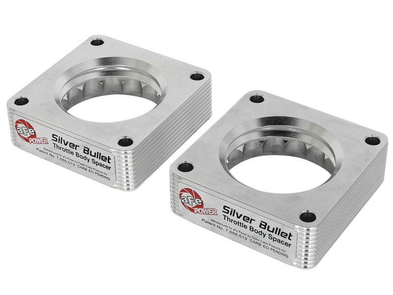 aFe Silver Bullet Throttle Body Spacer 09-18 Nissan 370Z V6-3.7L (VQ37VHR) Throttle Body Spacers aFe