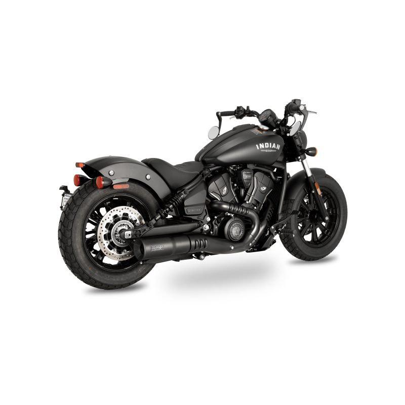 Vance & Hines 2025 Indian Scout Hi-Output Black Slip-On Exhaust Motorcycle Slip-On Vance and Hines