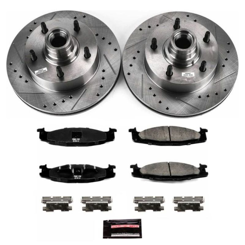 Power Stop 2003 Ford E-150 Front Z23 Evolution Sport Brake Kit Brake Kits - Performance D&S PowerStop