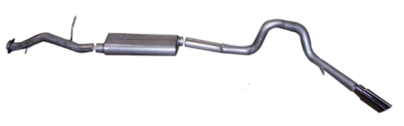 Gibson 07-09 Ford Explorer Sport Trac XLT 4.6L 3in Cat-Back Single Exhaust - Stainless Catback Gibson