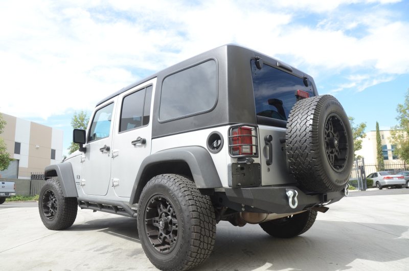DV8 Offroad 07-18 Jeep Wrangler JK Hard Top Square Back - 4 Door Roofs DV8 Offroad