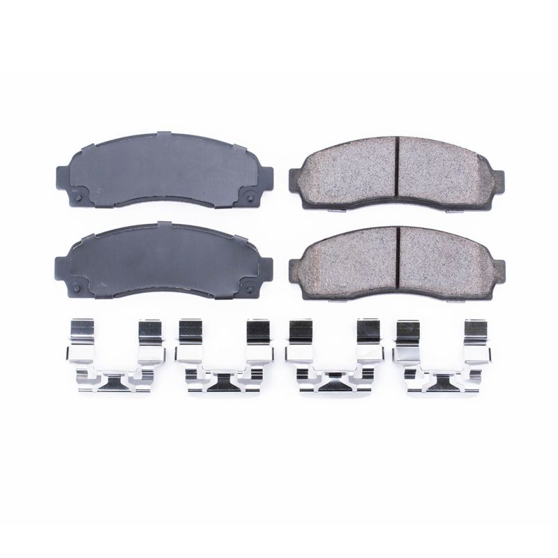 Power Stop 05-06 Chevrolet Equinox Front Z17 Evolution Ceramic Brake Pads w/Hardware Brake Pads - OE PowerStop