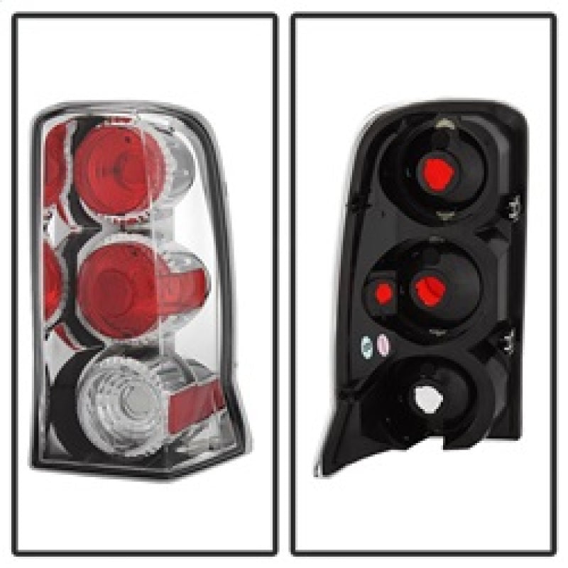 Spyder Cadillac Escalade SUV (Not EXT)02-06 Euro Style Tail Lights Chrome ALT-YD-CE02-C Tail Lights SPYDER