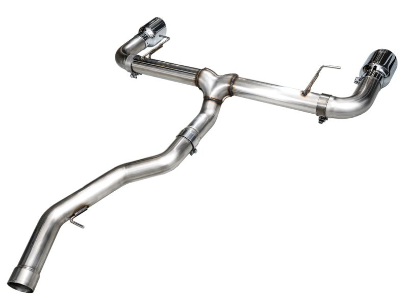 AWE 19-23 BMW 330i / 21-23 BMW 430i Base G2X Track Edition Axle Back Exhaust - Chrome Silver Axle Back AWE Tuning