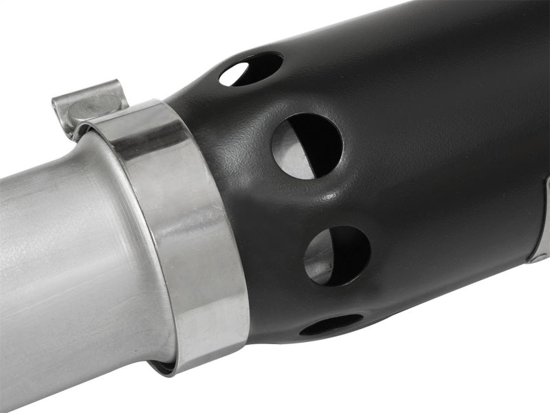 aFe LARGE BORE HD 3.5in DPF-Back Alum Exhaust w/Black Tip 2016 GM Colorado/Canyon 2.8L (td) DPF Back aFe