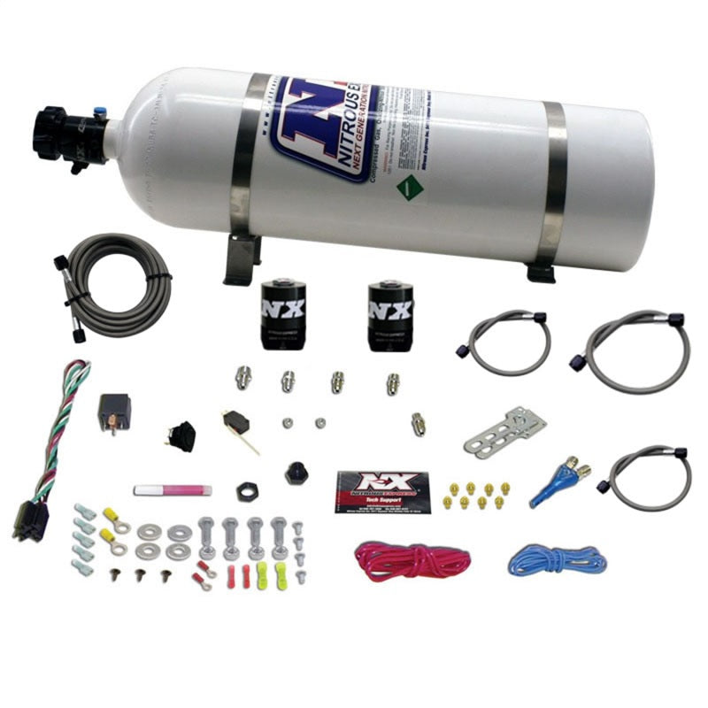 Nitrous Express Ford EFI Race Single Nozzle Nitrous Kit (100-250HP) w/15lb Bottle Nitrous Systems Nitrous Express