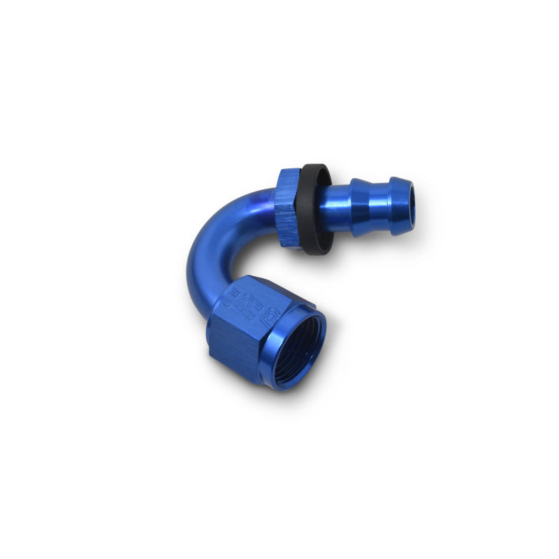Russell Performance -8 AN Twist-Lok 150 Degree Hose End (3/4in Radius) Fittings Russell