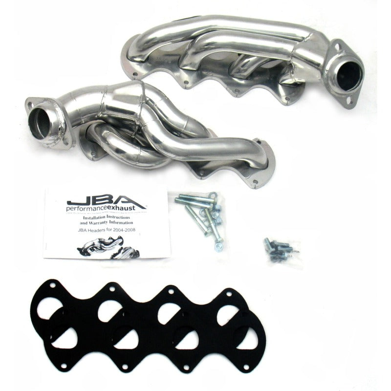 JBA 04-10 Ford F-150 5.4L 3V 1-5/8in Primary Raw 409SS Cat4Ward Header Headers & Manifolds JBA