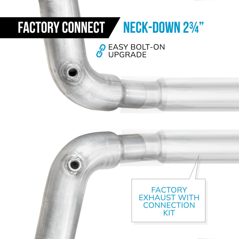 Stainless Works 15-25 Mustang GT Lead Pipe Kit - Factory Connect Connecting Pipes Stainless Works