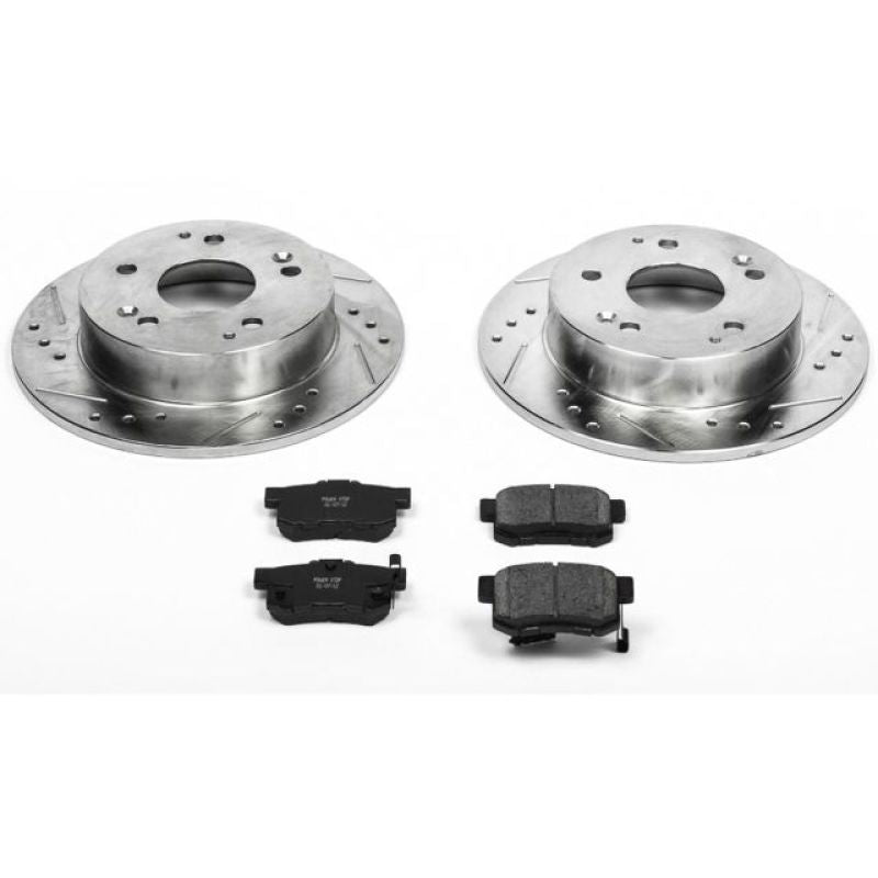 Power Stop 97-01 Acura Integra Rear Z23 Evolution Sport Brake Kit Brake Kits - Performance D&S PowerStop