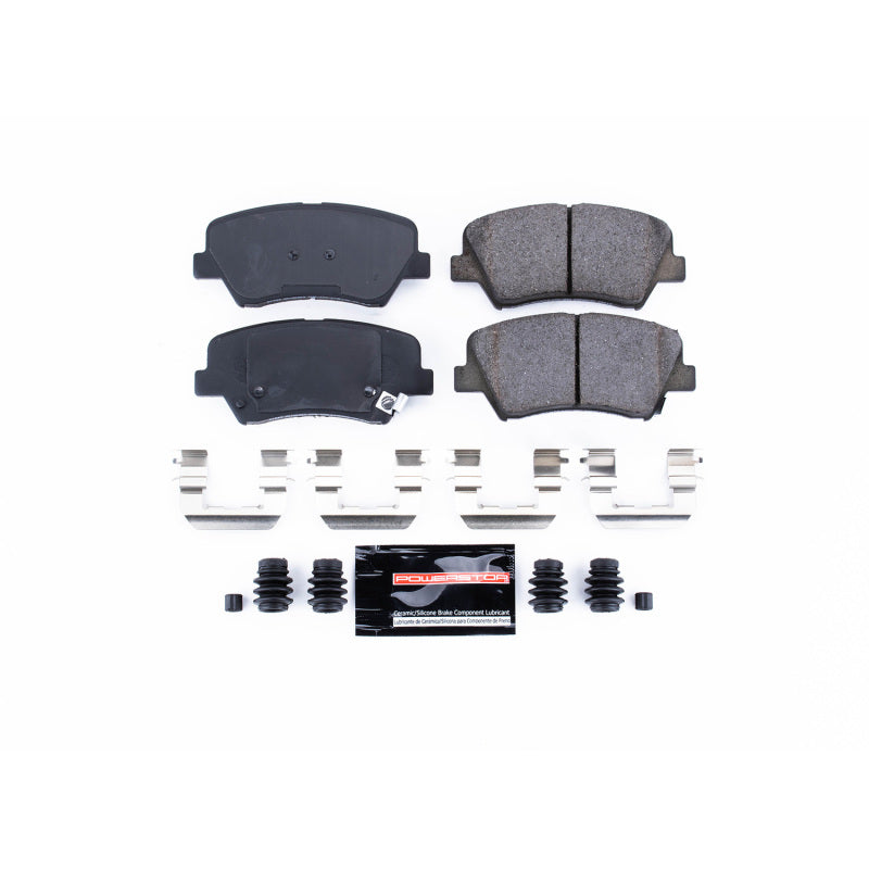 Power Stop 11-16 Hyundai Elantra Front Z23 Evolution Sport Brake Pads w/Hardware Brake Pads - Performance PowerStop
