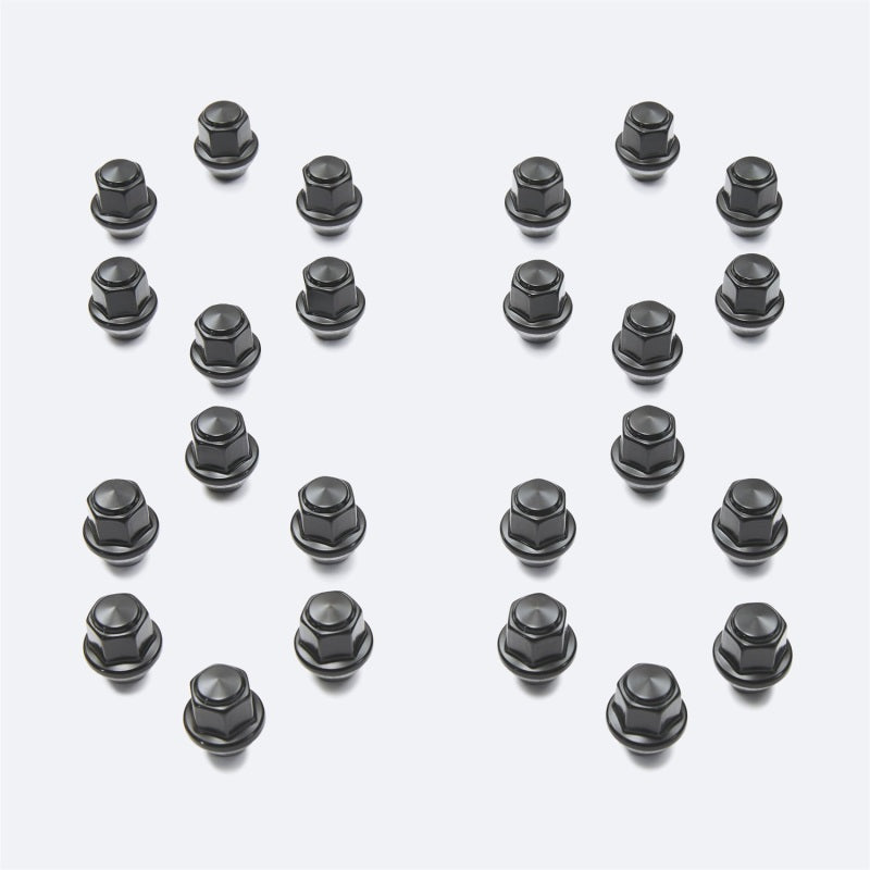 Ford Racing M14 x 1.5 Black Lug Nut - Set of 24 Lug Nuts Ford Racing