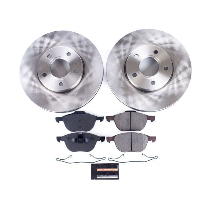 Power Stop 13-18 Ford C-Max Front Autospecialty Brake Kit Brake Kits - OE PowerStop