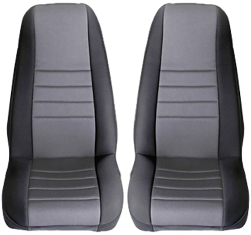 Rugged Ridge Neoprene Front Seat Covers 97-02 Jeep Wrangler TJ Seats Rugged Ridge