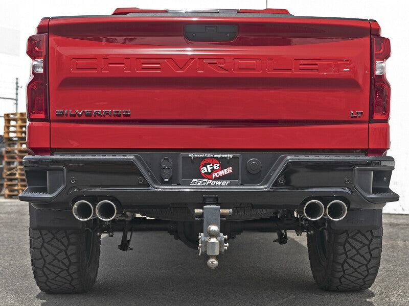 aFe GM Trucks 23-24 L6-3.0L (td) LZ0 Vulcan Series 3in 304 SS DPF-Back Exhaust System w/Polished Tip DPF Back aFe