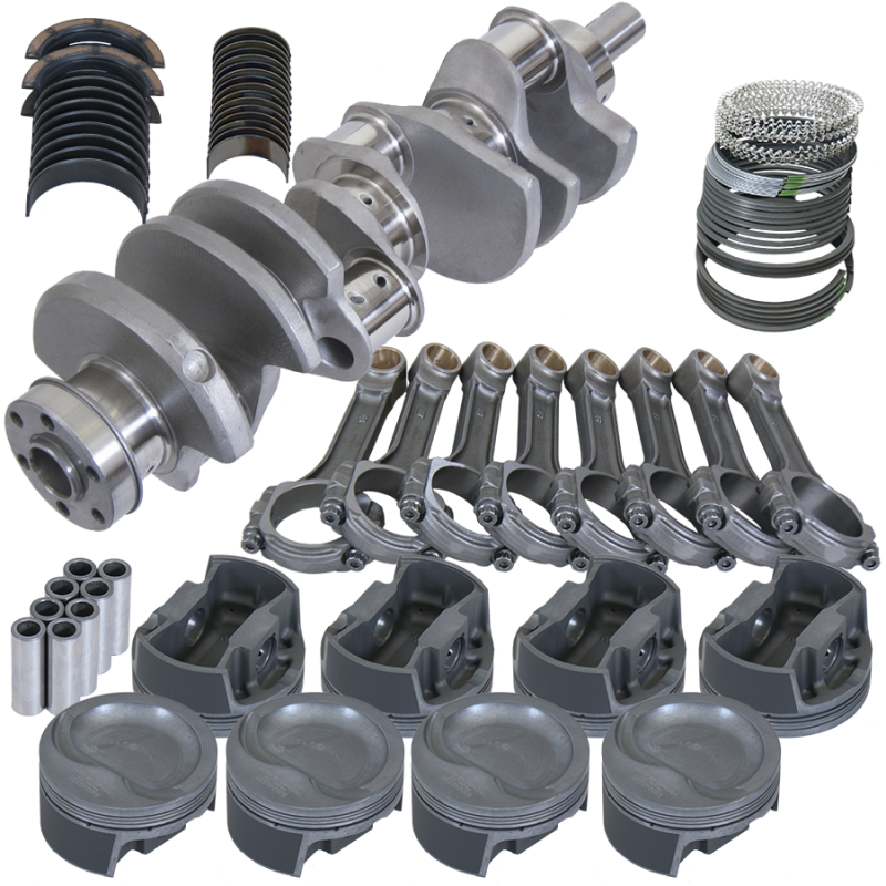 Eagle Ford 351W 4.000in Crank 6.200in I-Beam Rods -28cc Inv Dome 4.030in Pistons Rotating Assembly Rotating Assemblies Eagle