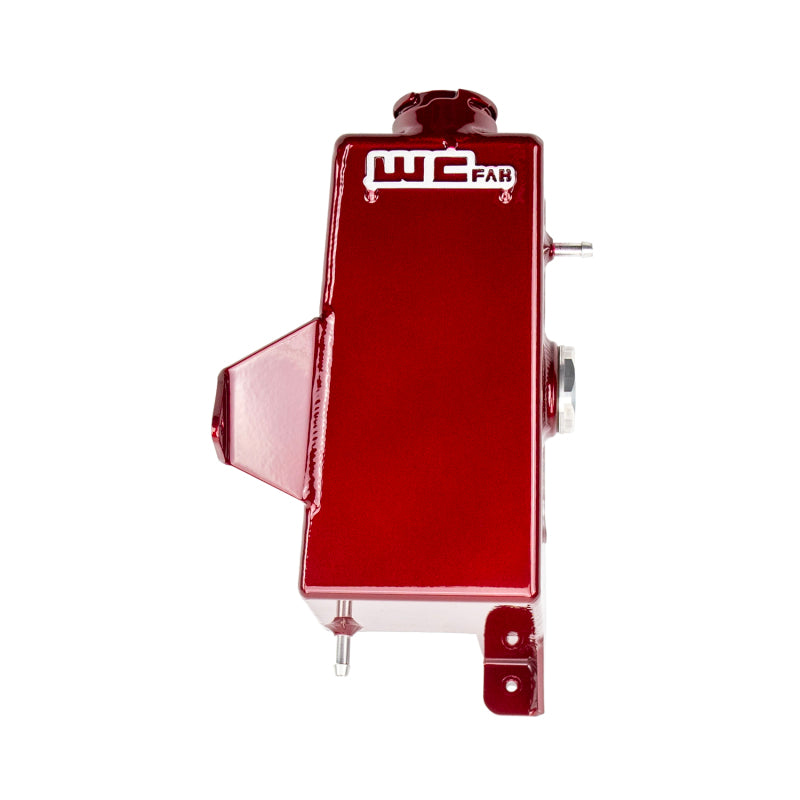 Wehrli 10-12 Cummins 6.7L Coolant Tank (OEM Placement) - WCFab Red Coolant Reservoirs Wehrli