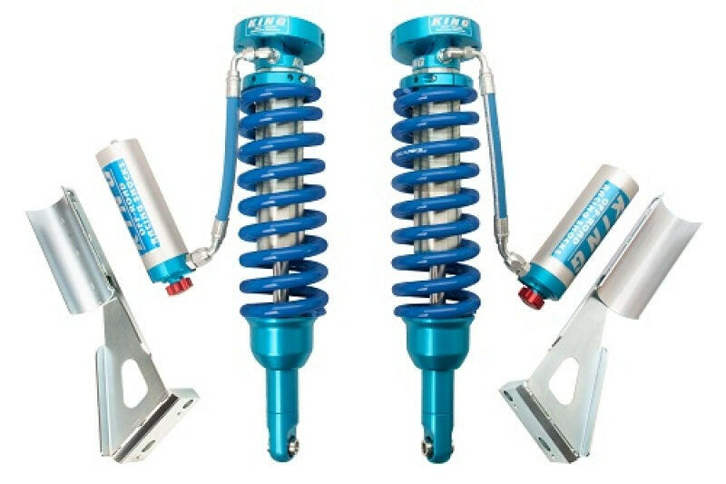 King Shocks 03-09 Toyota Land Cruiser 120 Front 2.5 Dia Remote Res Coilover w/Adjuster (Pair) Coilovers King Shocks