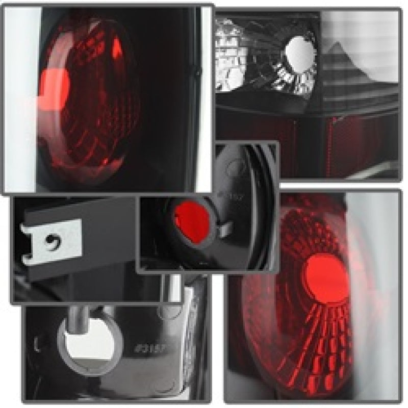 Spyder Chevy Silverado 1500 99-02 (Not Fit Stepside) Euro Style Tail Lights Blk Smke ALT-YD-CS99-BSM Tail Lights SPYDER