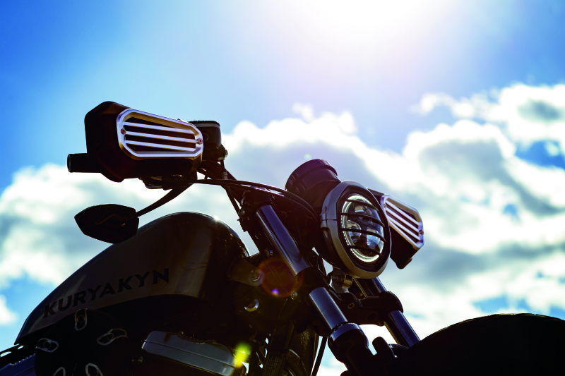 Kuryakyn Dillinger Handguards Silver Bolts Kuryakyn