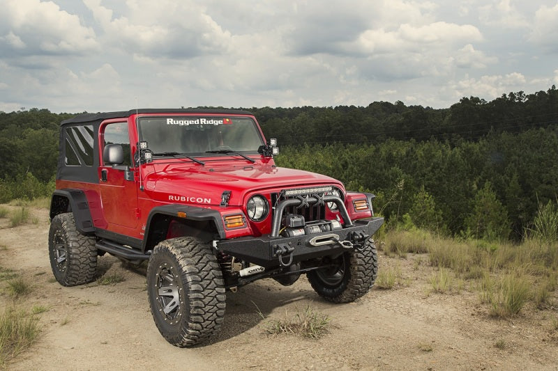 Rugged Ridge Hurricane Fender Flare Kit 97-06 Jeep Wrangler TJ Fender Flares Rugged Ridge