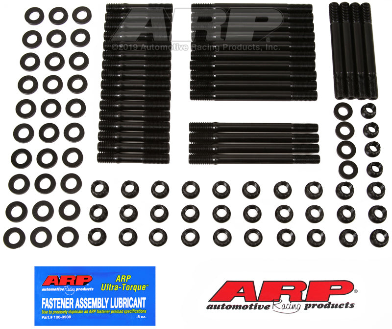 ARP SB Chevrolet Brodix 18C/18X Cylinder Head Bolt Kit w/ 3/8 Step Stud Head Stud & Bolt Kits ARP