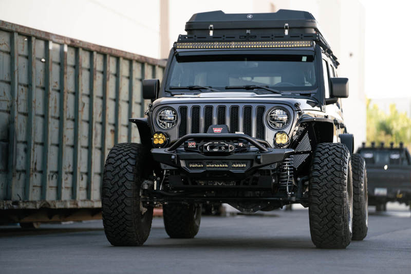 DV8 Offroad 18-23 Wrangler JL/Gladiator JT Spec Series Front Bumper Bumpers - Steel DV8 Offroad