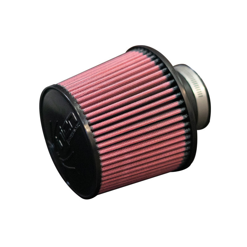 Injen High Performance Air Filter - 2.50 Black Filter 6 Base / 5 Tall / 5 Top Air Filters - Drop In Injen