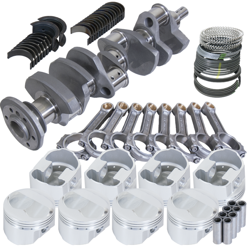 Eagle Chevy 350 3.750in Crank 5.700in I-Beam Rods Srp 7cc Dome 4.060in Pistons Rotating Assembly Rotating Assemblies Eagle