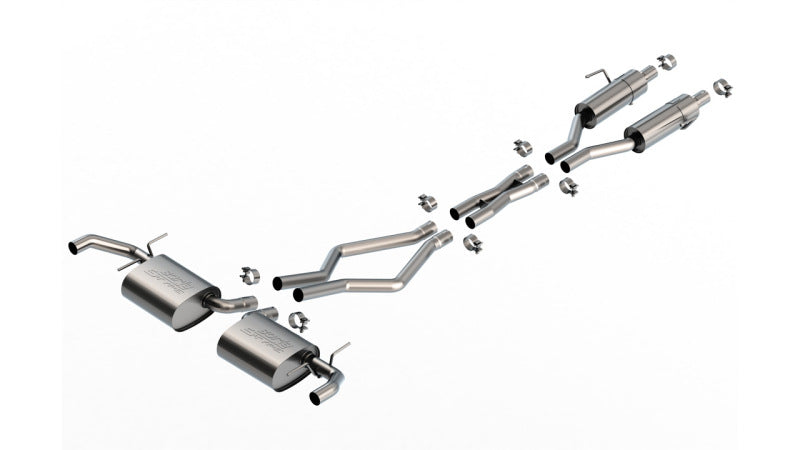 Borla 22-24 Jeep Grand Cherokee Overland Summit V6 2WD & 4WD S-TYPE Cat-Back Exhaust Catback Borla