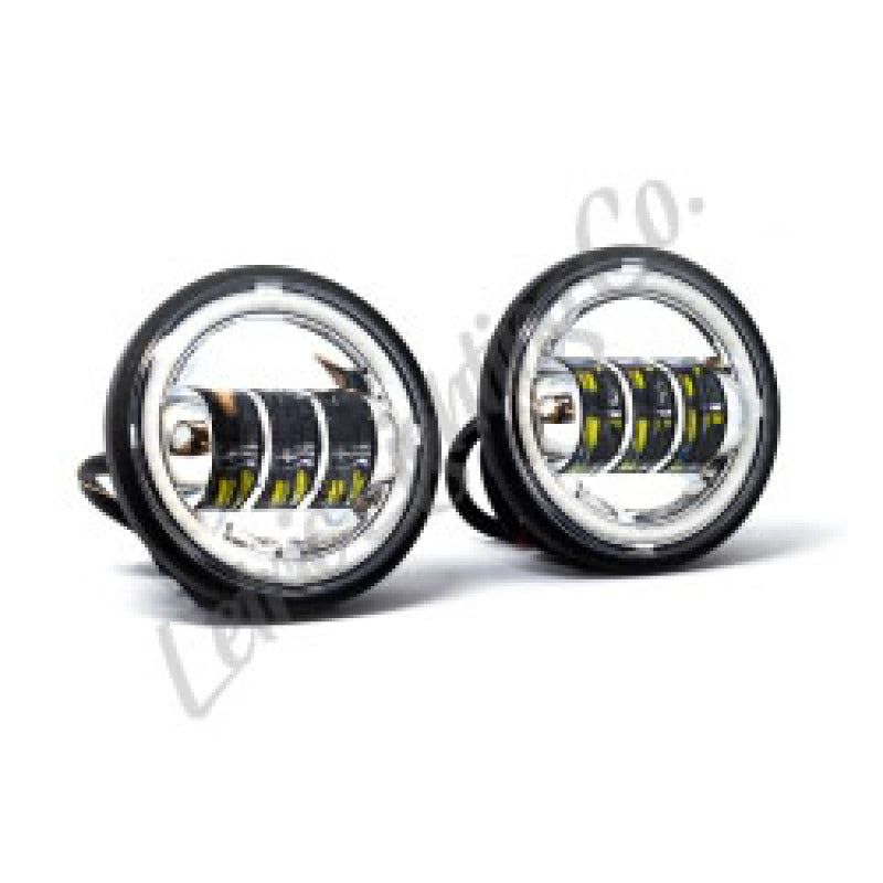 Letric Lighting 4.5in Chrome Full-Halo Indian Light Accessories and Wiring Letric Lighting